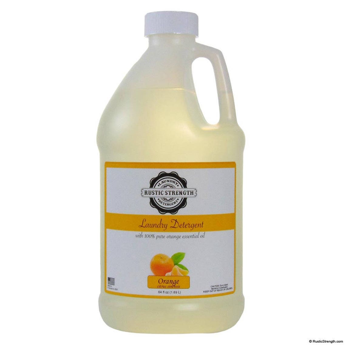 Liquid laundry detergent with orange essential oil for scent Etsy