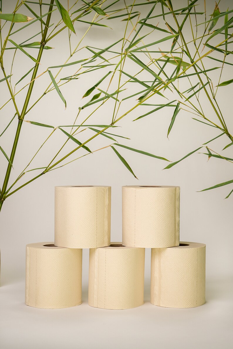 100 Organic Unbleached Bamboo Toilet Paper Very Soft & Etsy