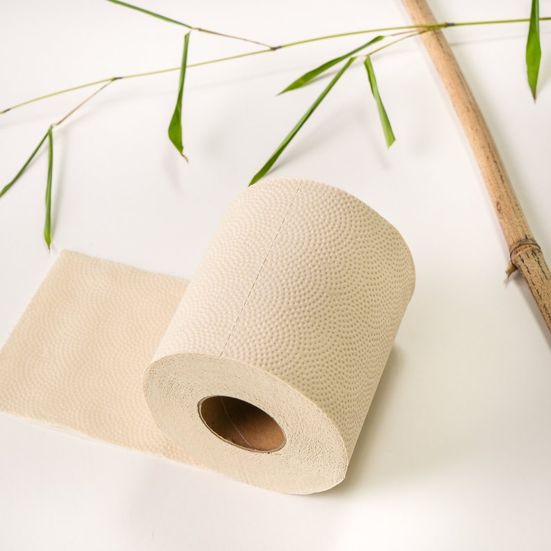 100 Organic Unbleached Bamboo Toilet Paper Very Soft & Etsy