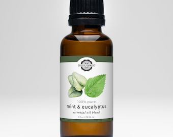 Mint & Eucalyptus Essential Oil Blend | Steam Distilled
