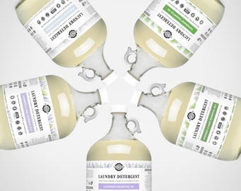 Liquid Laundry Detergent by Rustic Strength | 1 Gallon Glass Jug | Choose your scent