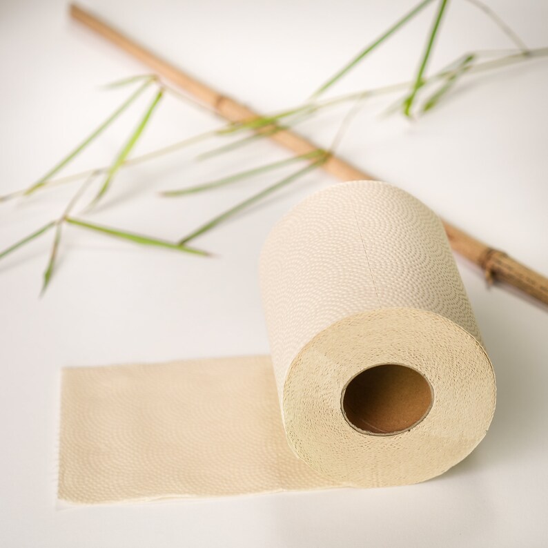 100 Organic Unbleached Bamboo Toilet Paper Very Soft & Etsy