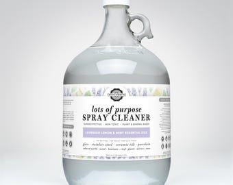 Lots of Purpose | Multi-Purpose Spray Cleaner | 1 Gallon Glass Jug