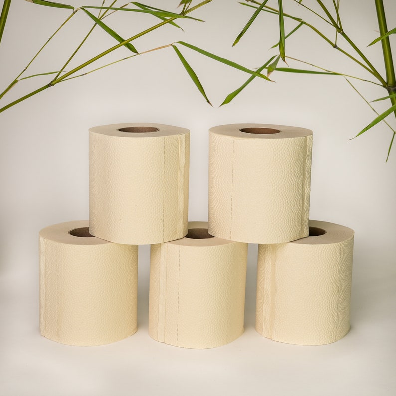 100 Organic Unbleached Bamboo Toilet Paper Very Soft & Etsy