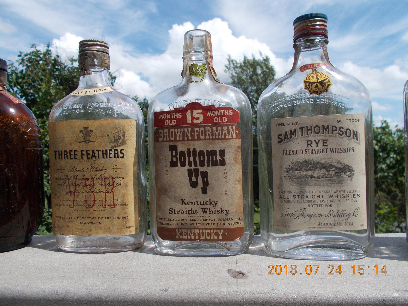 7 Antique whiskey bottles from the Pittsburgh area. 1930s and Etsy