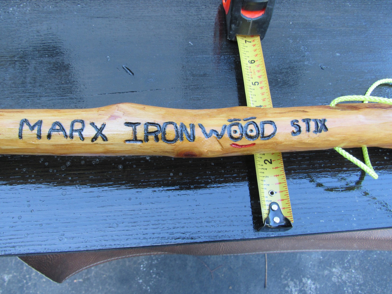 IRONWOOD Walking stick / staff. 44 1/2 In tall. Etsy