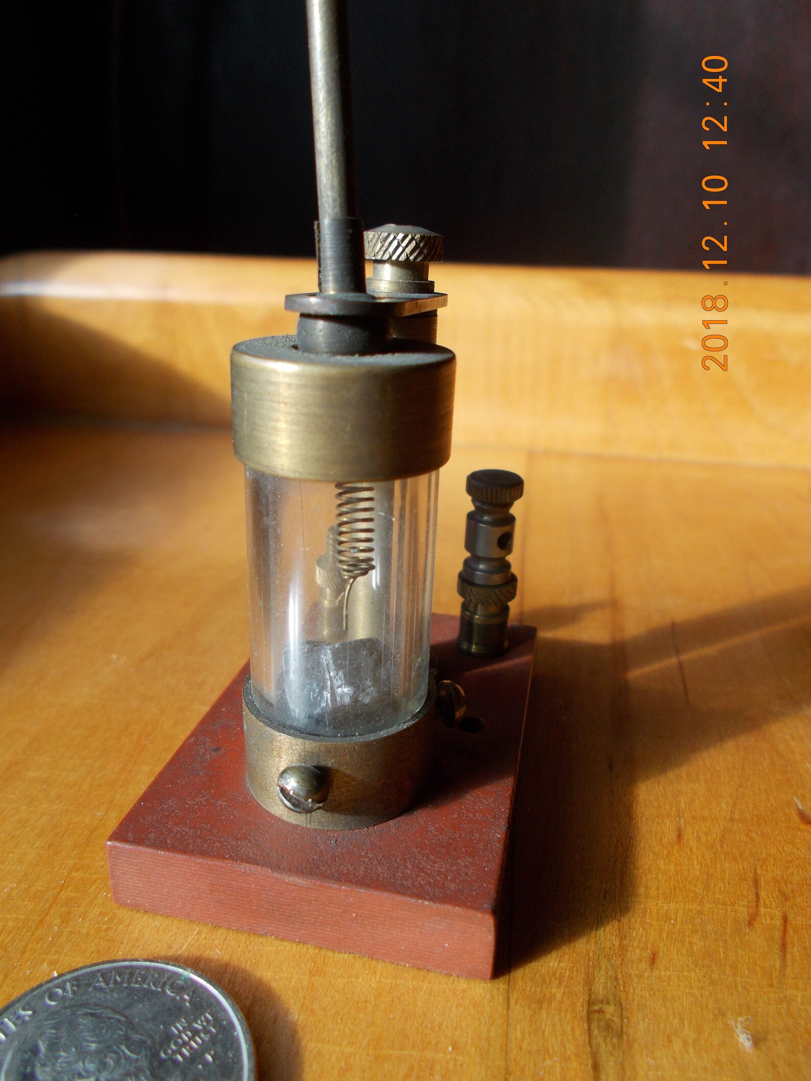 CRYSTAL RADIO'S Sealed cat whisker detector. Circa 1910. Etsy