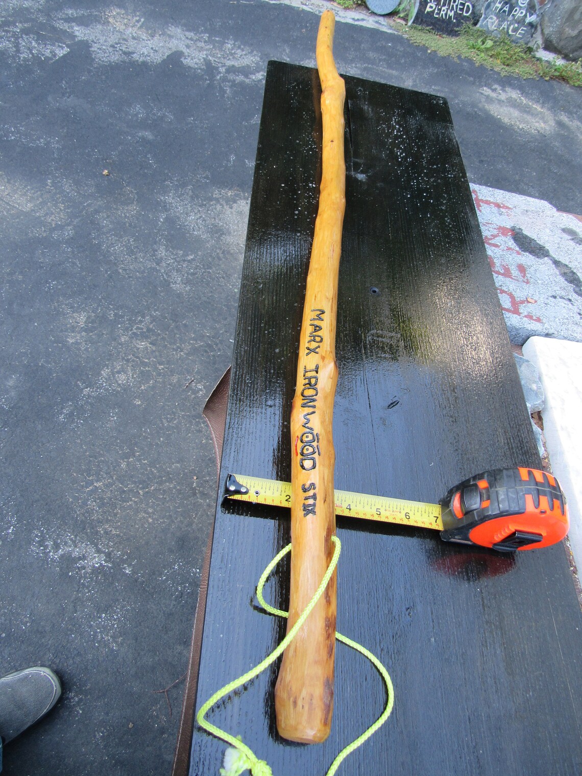 IRONWOOD Walking stick / staff. 44 1/2 In tall. Etsy