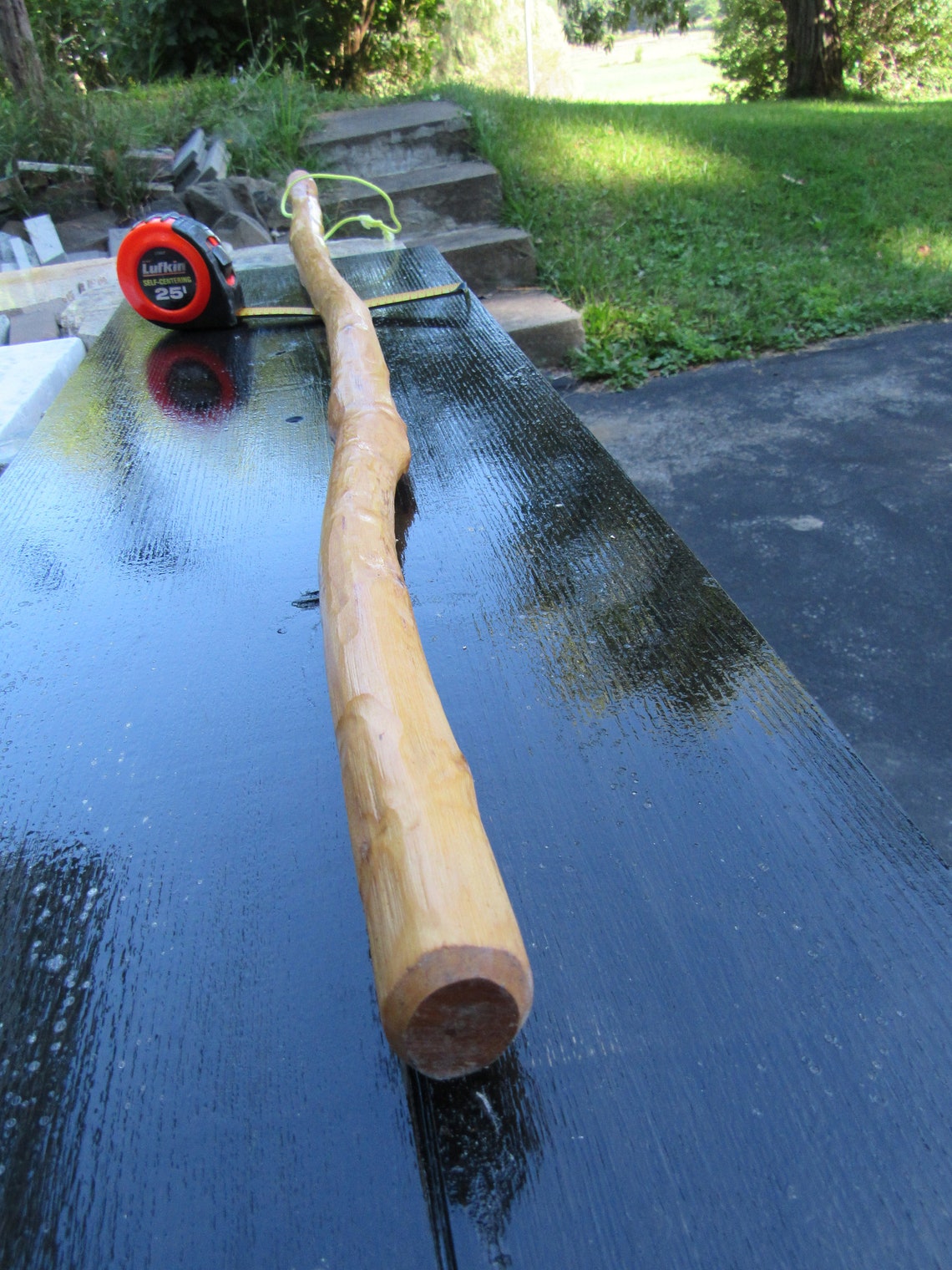 IRONWOOD Walking stick / staff. 44 1/2 In tall. Etsy