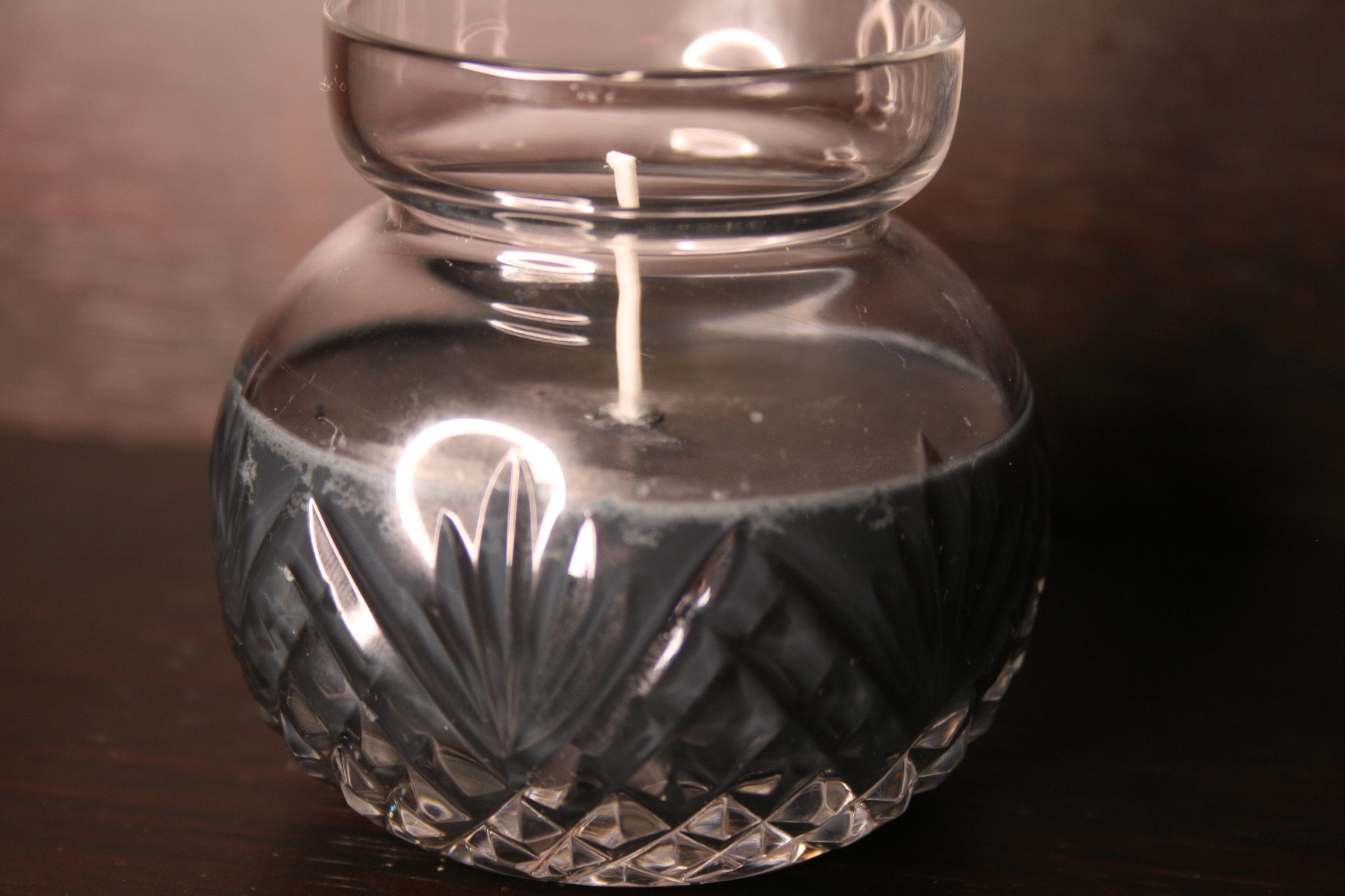 Antique Vase Candle Black Cherry Etsy