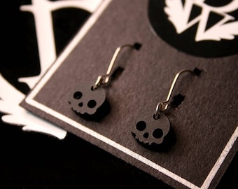 Skull Acrylic Earrings