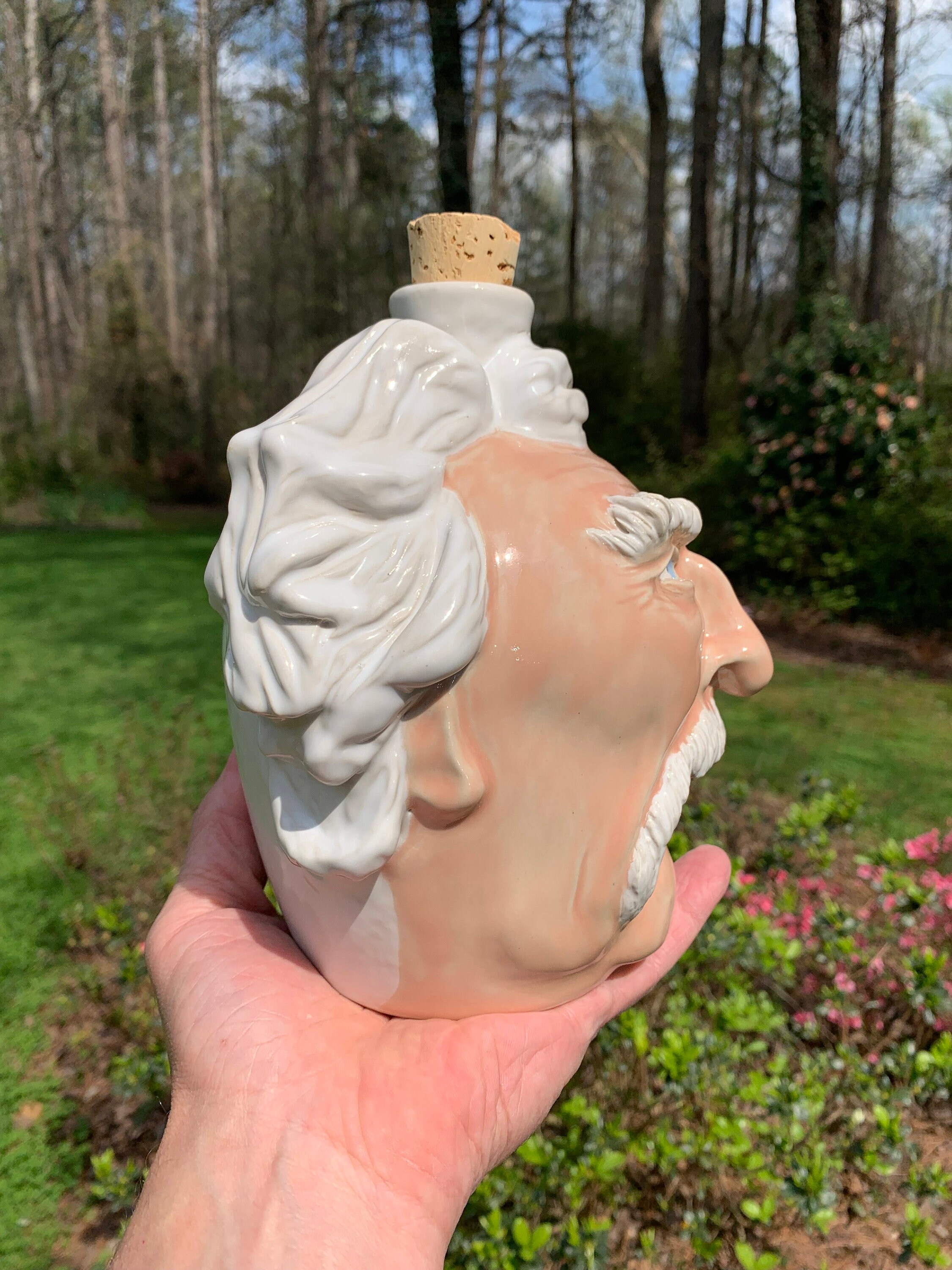Hand Sculpted Ceramic Face Jug - Signed Art Pottery - Etsy