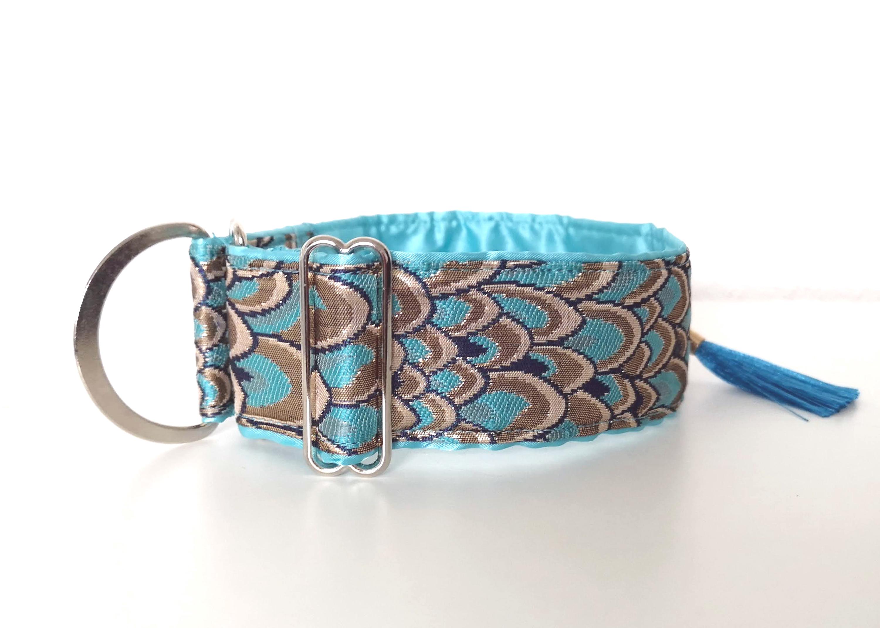 Pharaoh Ribbon Dog Collar Satin Ribbon Beige, Red, Width 5 Cm, Length 30-40, 35-45 Cm ...