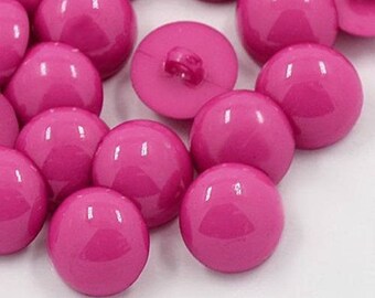 Knöpfe Halbkugel 1 Stück schwarzer Samt Stoff bezogen 18 mm