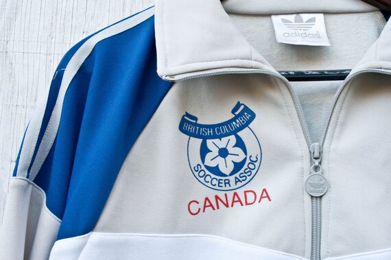 Vtg Adidas Track Jacket - Medium - BC Soccer Asso… - image 3