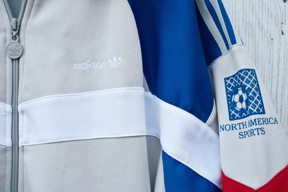 Vtg Adidas Track Jacket - Medium - BC Soccer Asso… - image 4