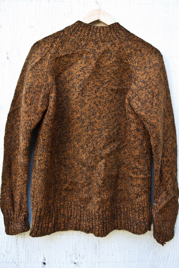 Heavy Brown Sweater - Bronze Sweater - Warm Cozy … - image 7