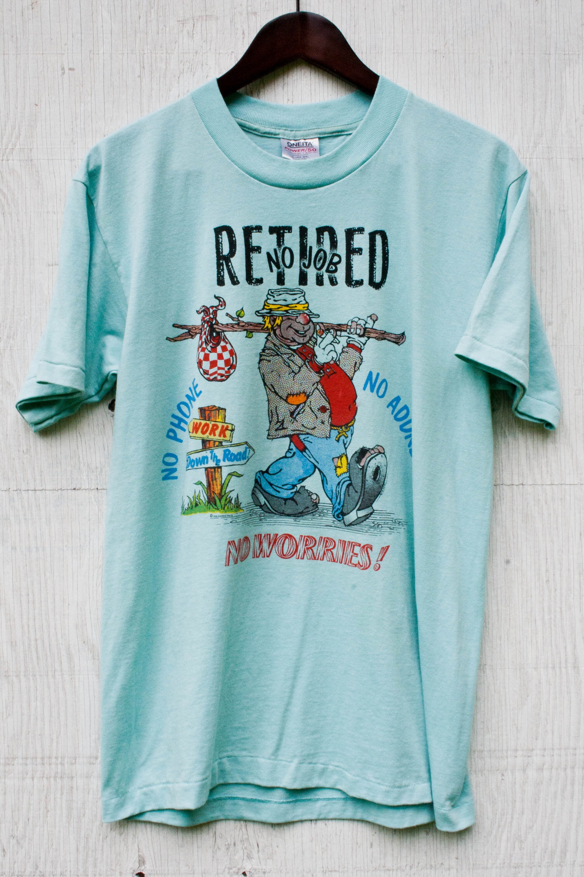 Retired Novelty Shirt Large 80s Graphic Tee Oneita No Etsy Singapore