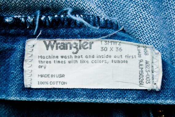 Wrangler Blue Jeans - 30 Waist - High Waist Mom J… - image 9