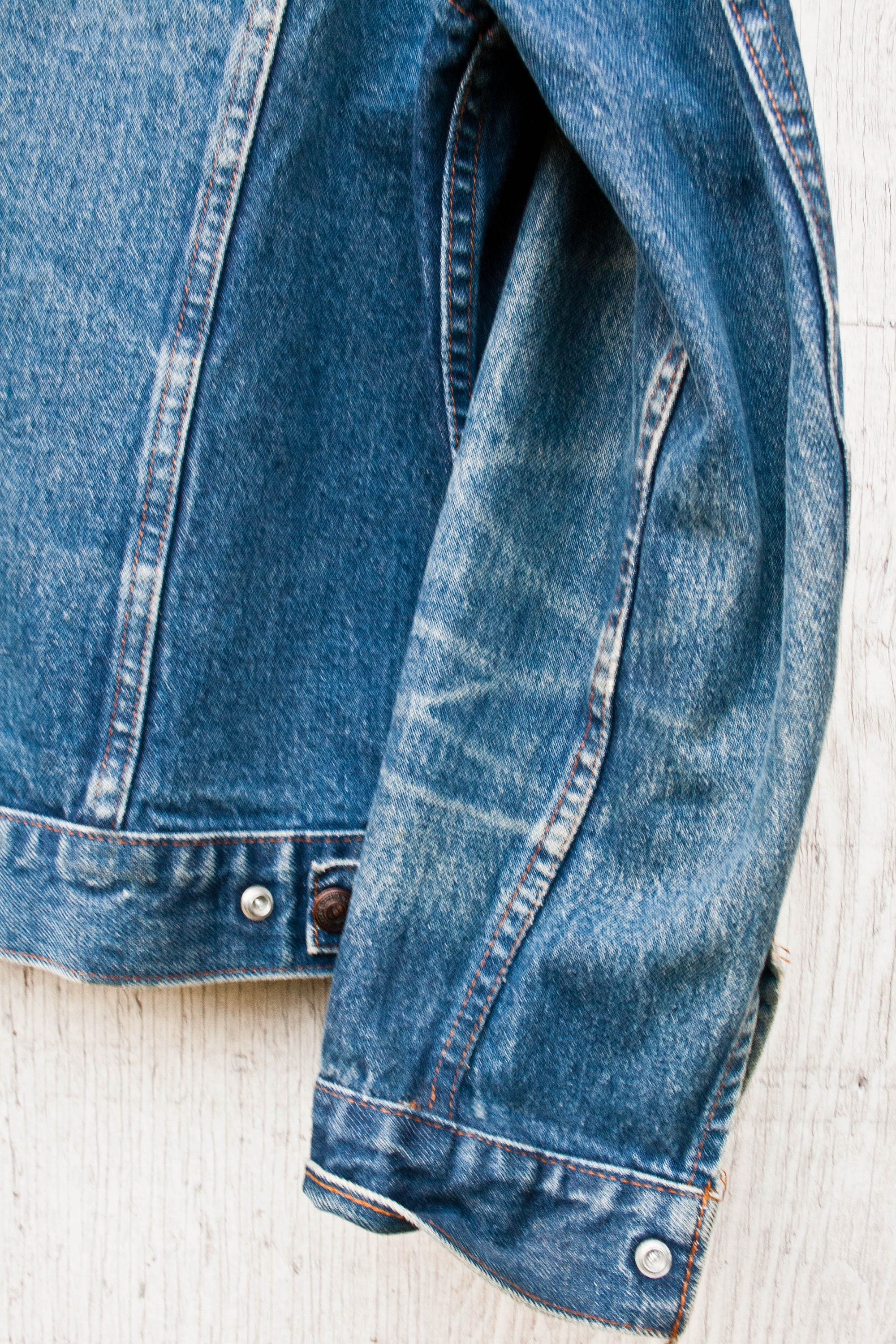 Worn in GWG Denim Jacket Vintage Blue Jean Jacket Vtg | Etsy Canada