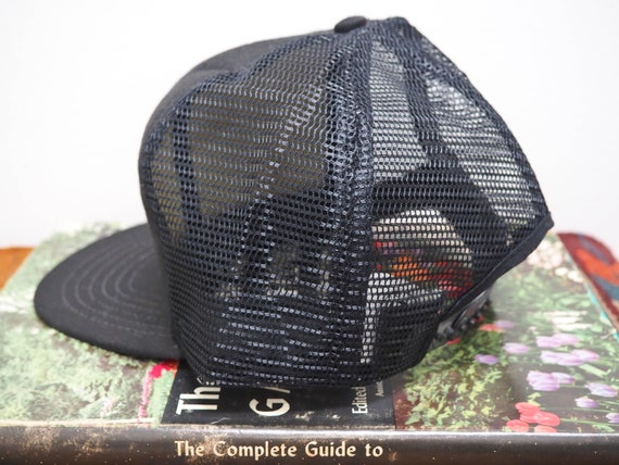 Black GET Caterpillar Hat - Vintage Snap Back Hat… - image 9