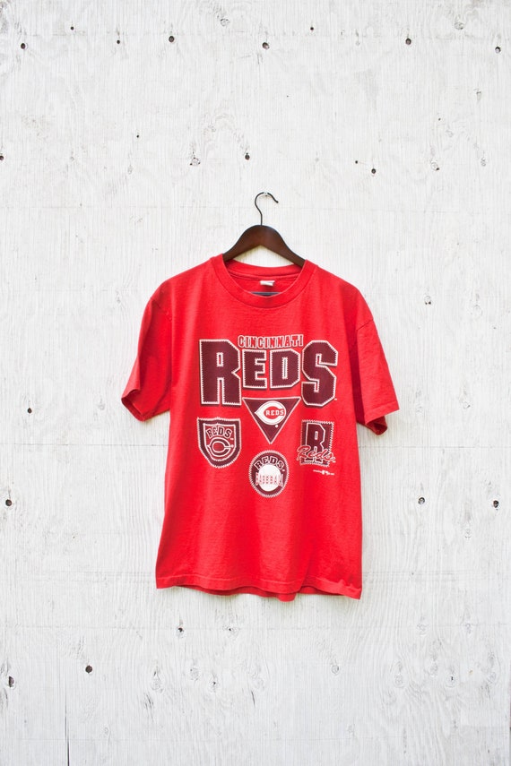 Cincinnati Reds Baseball TShirt - XL - 1993 MLB Cincinnati Reds - Vtg Cincinnati TShirt - Garan - Major League Baseball - Single Stitch