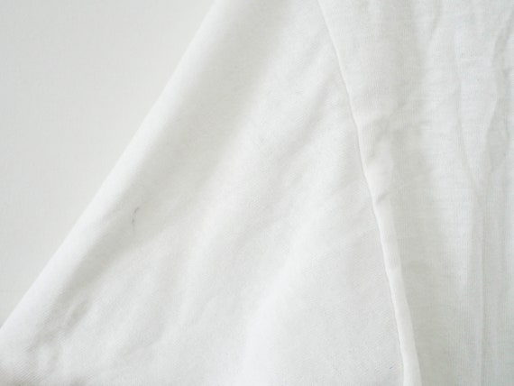 Vtg Plain White VNeck Tee - Medium - Vtg Stanfiel… - image 7