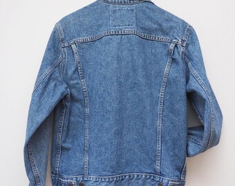 90s Levis Denim Jacket - Sz 40 - Vtg Levis Red Tab Jacket