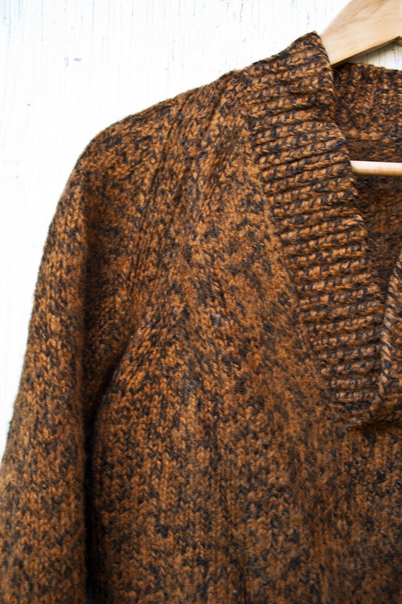 Heavy Brown Sweater - Bronze Sweater - Warm Cozy … - image 3