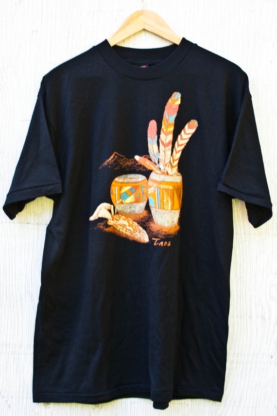 Southwestern Keehn Scenes Shirt - Large - Made in… - image 2