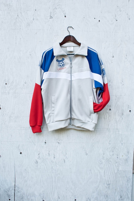 Vtg Adidas Track Jacket - Medium - BC Soccer Asso… - image 1