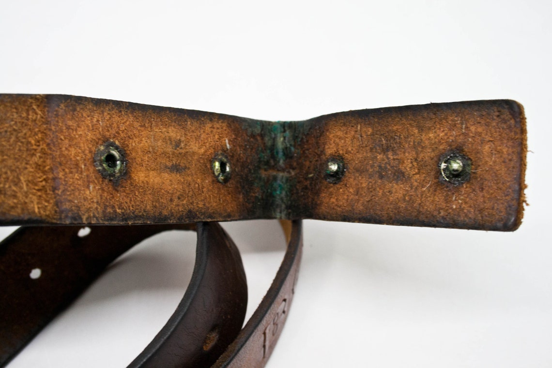 Tooled Leather BOB Belt SZ 48 Softened Leather Belt Etsy UK