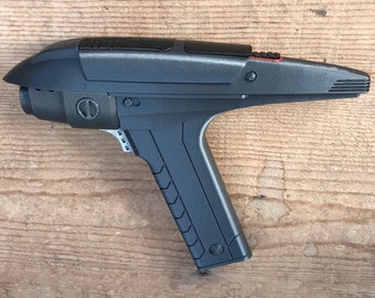 Discovery Phaser SEC 31 Cosplay 3d printed with moving parts and LED lighting Star Trek 