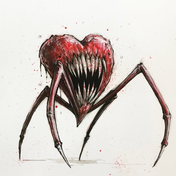 Love Bites - Nightmare Heart - Art Print