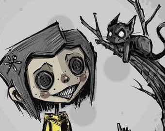 Coraline Other Mother Beldam Art Print Etsy