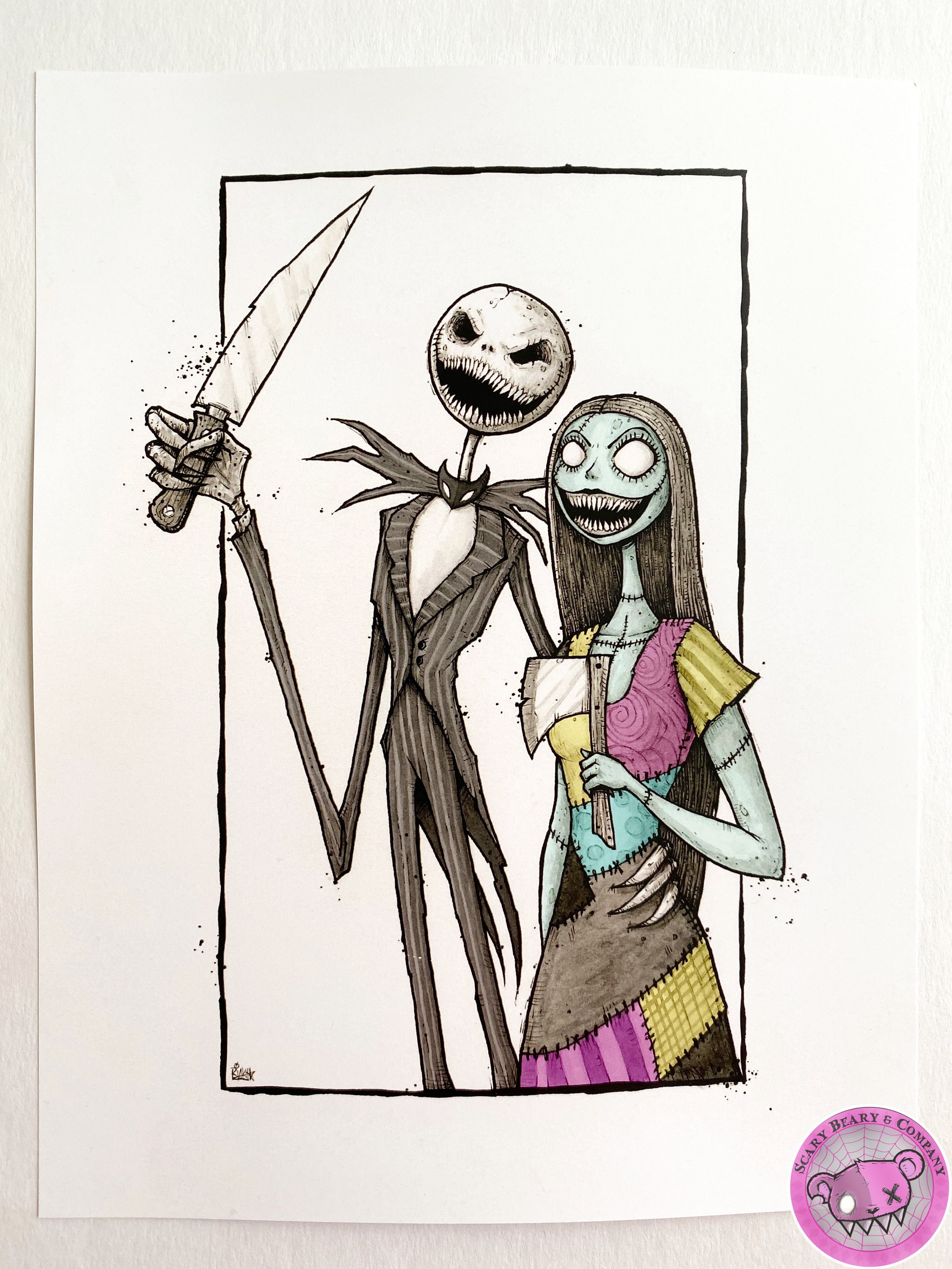 Jack Skellington Art Print