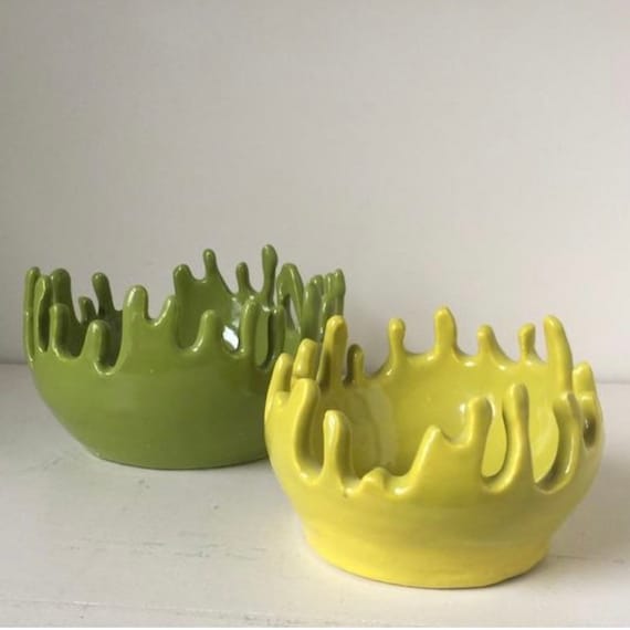 Mid Century Modern Ceramic Art Bowls