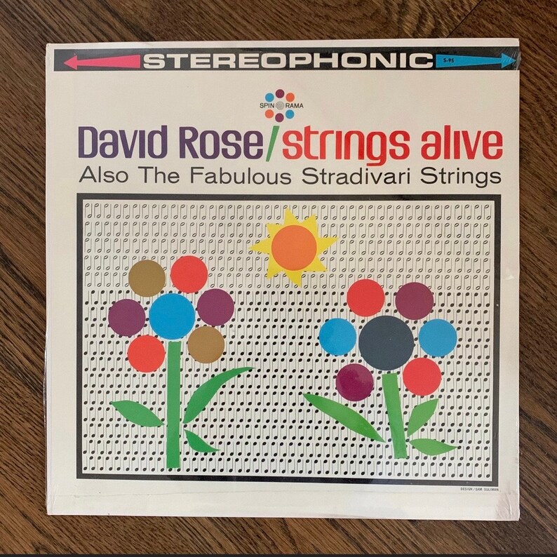 David Rose Strings Alive Vinyl Record, the Fabulous Stradivari Strings ...