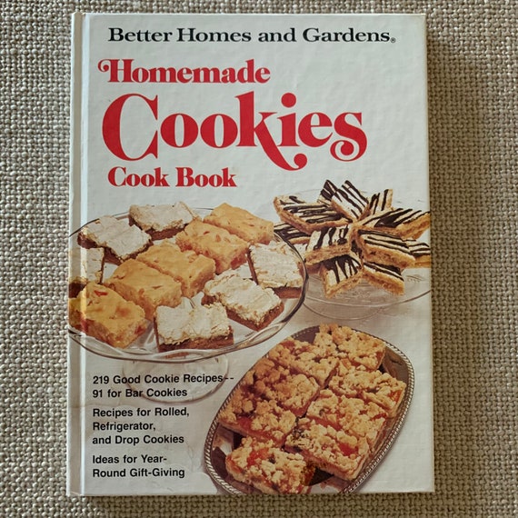 Better Homes and Gardens “Homemade Cookies Cook Book” 1975 Edition Classic Holiday Hostess Gift Book