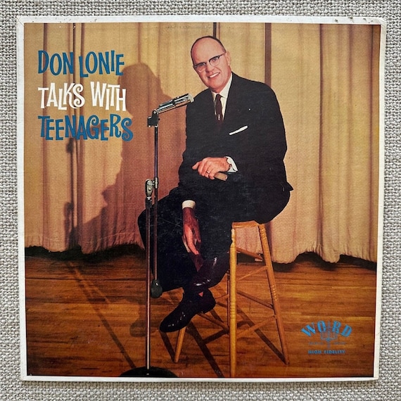 Don Lonie Talks With Teenagers - Vinyl Record (1962)