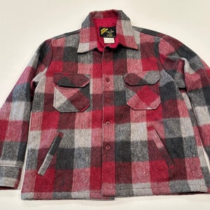 Vintage Men&#39;s Wool-Blend Plaid Jacket by Sears - Size Large