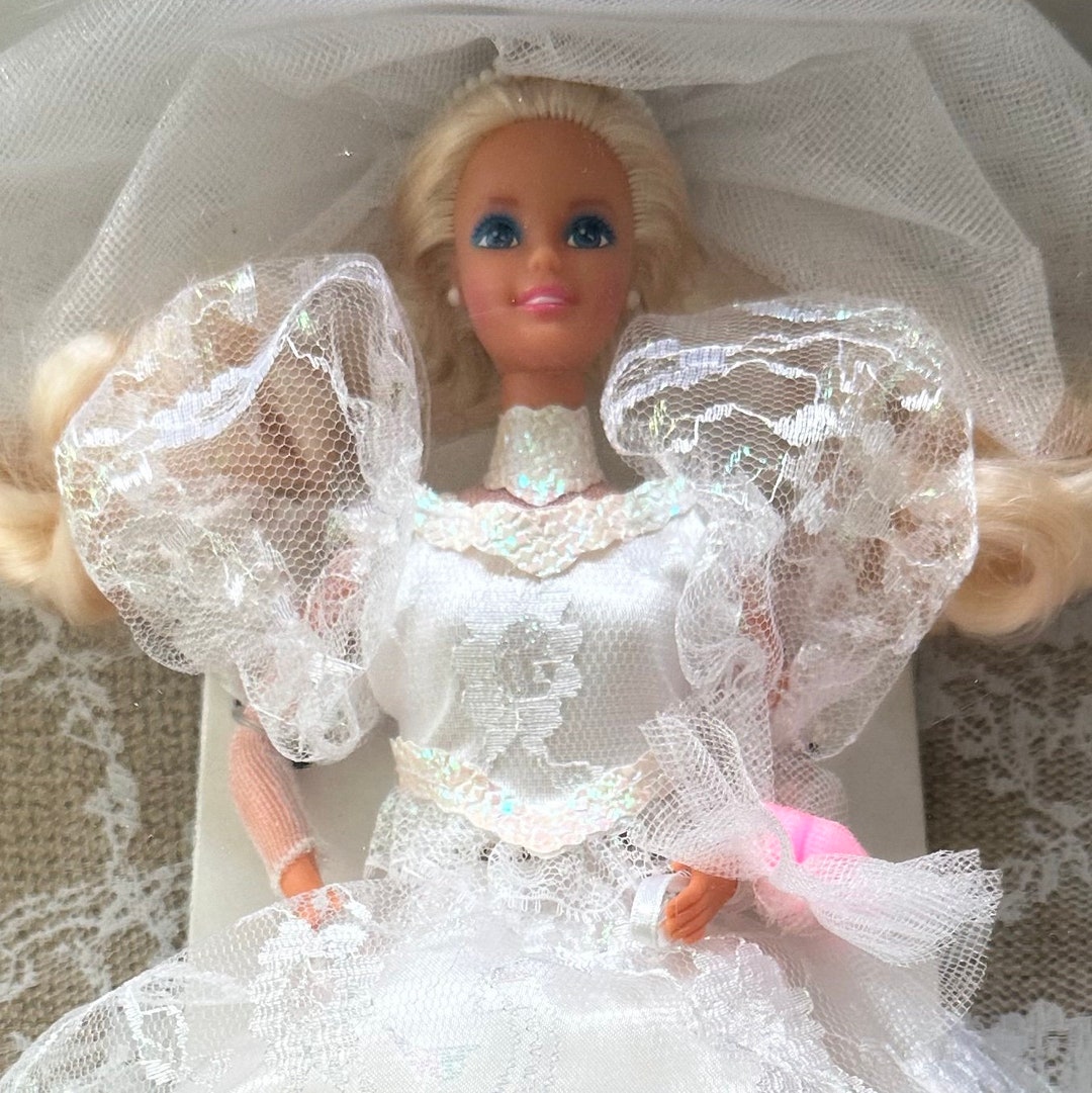 1989 Wedding Fantasy Barbie Doll - New in Box - Etsy