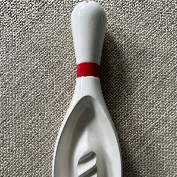 1970 Handmade Ceramic Bowling Pin Ashtray