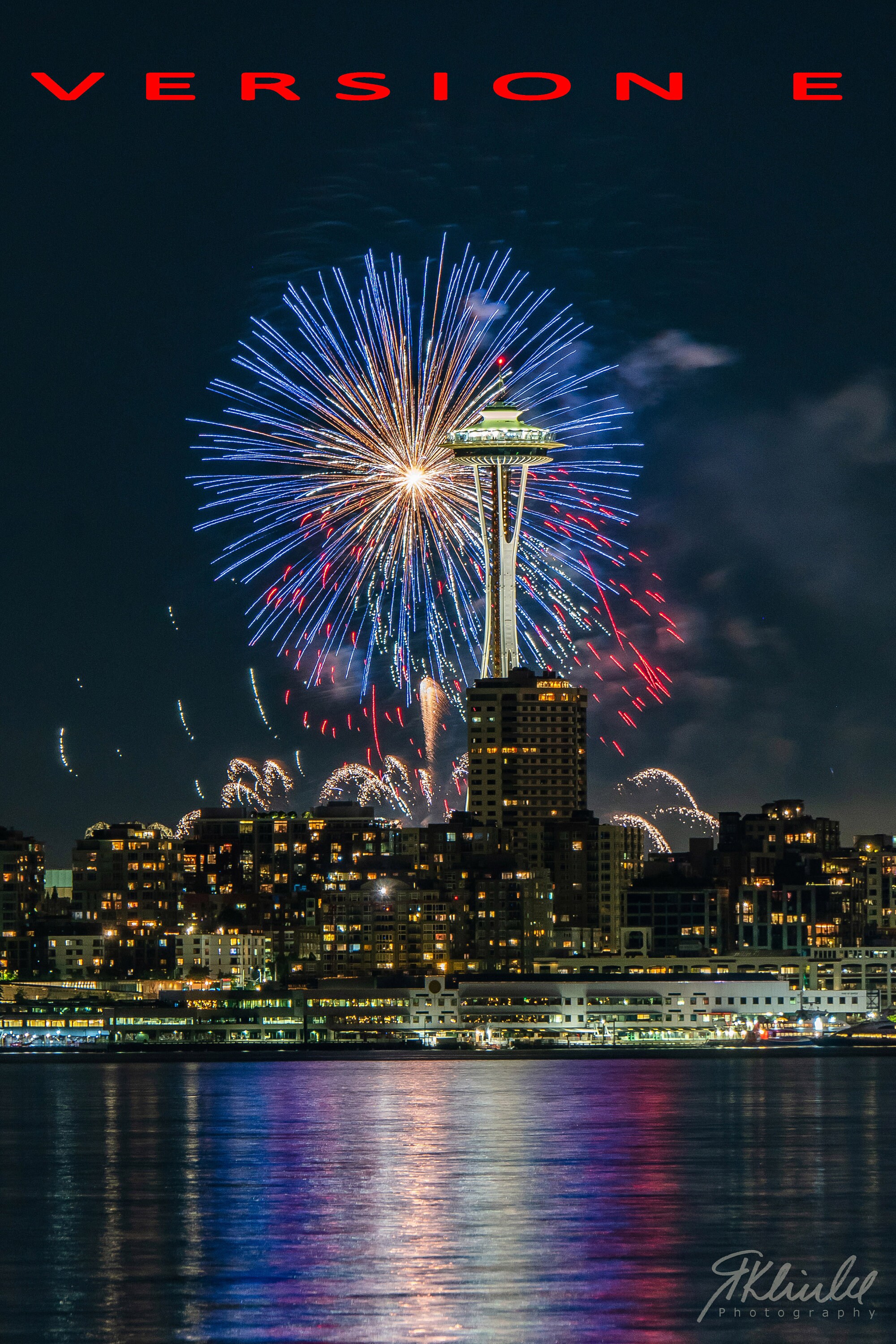 Space Needle, Fireworks, Cityscape, Large Wall Art Prints, Building Art