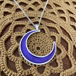 Sterling Silver Twitches Moon Pendant “Twitches 15 year anniversary edition”