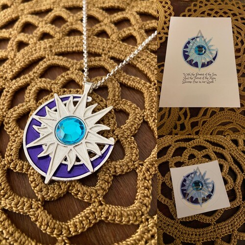 Sterling Silver Bright Finish Twitches Sun Pendant twitches Etsy