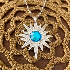 Sterling Silver Bright finish Twitches Sun Pendant “Twitches 15 year anniversary edition”