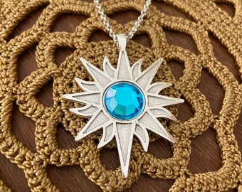 Sterling Silver Bright finish Twitches Sun Pendant “Twitches 15 year anniversary edition”