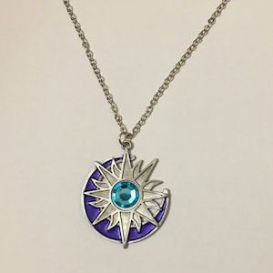 Limited Edition bright Finish Twitches Sun moon Pendant Etsy