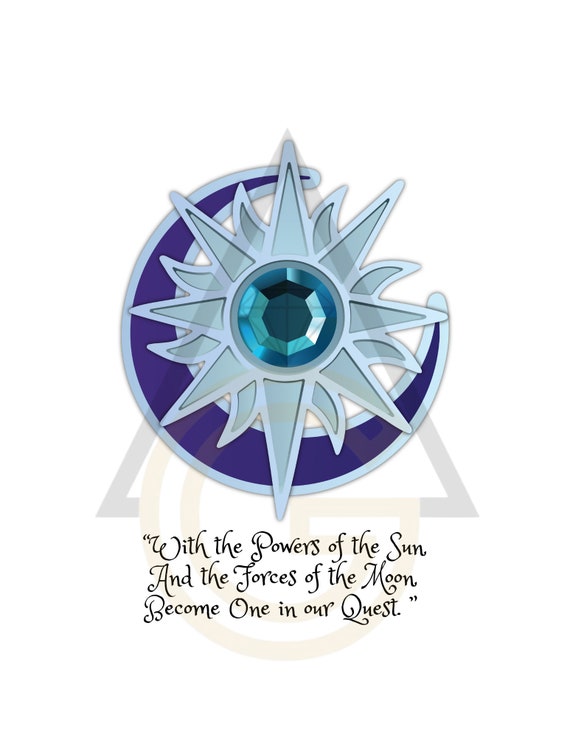 Digital Print Twitches Sun/moon - Etsy Norway